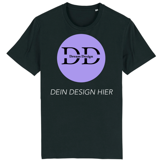Kurzärmlige Damen Shirt - Schwarz