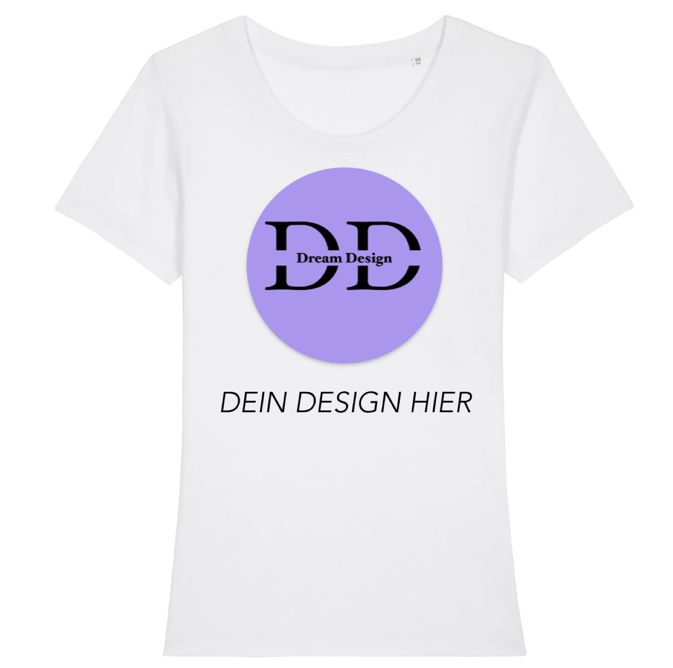Kurzärmlige Damen Shirt - Weiss