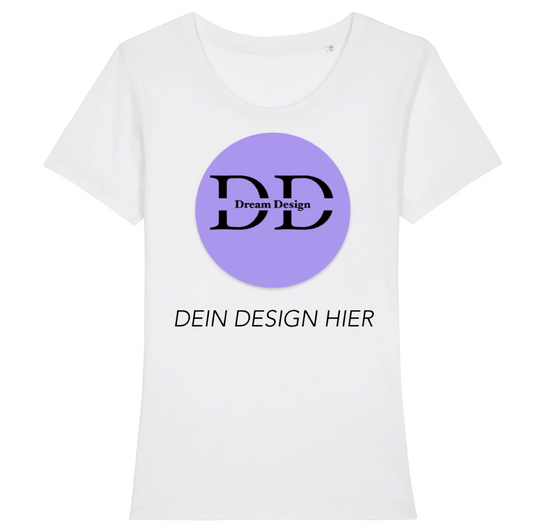 Kurzärmlige Damen Shirt - Weiss